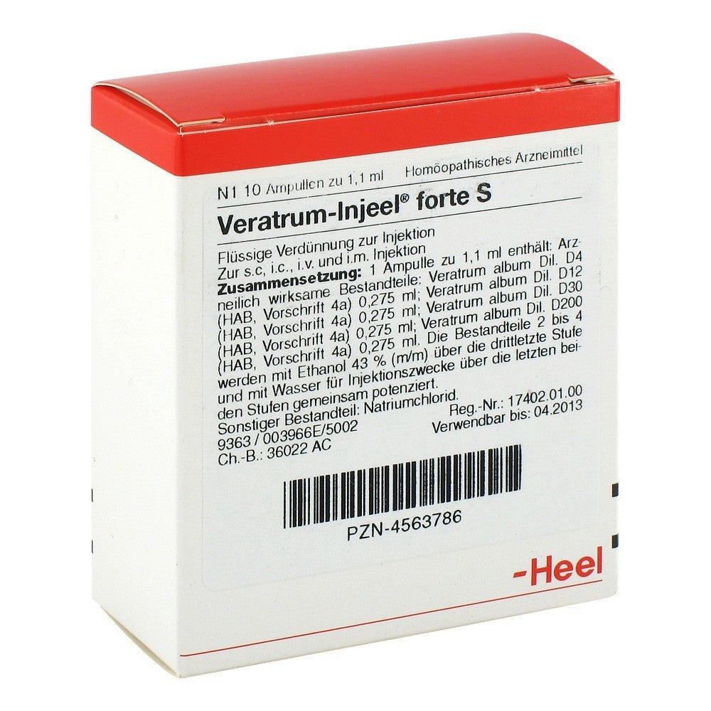 Veratrum Injeel FORTE 10 Ampoules-Similius