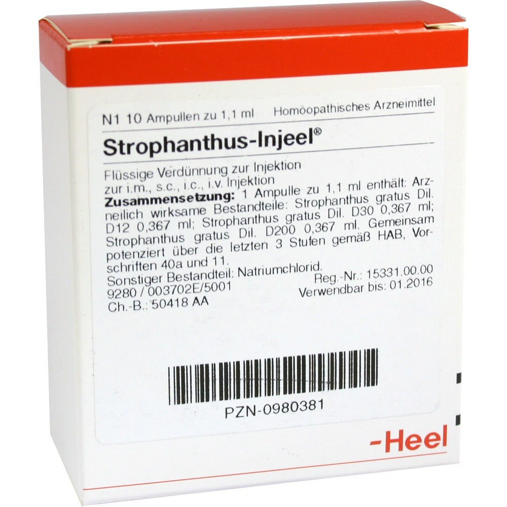 Strophanthus Injeel 10 Ampoules-Similius