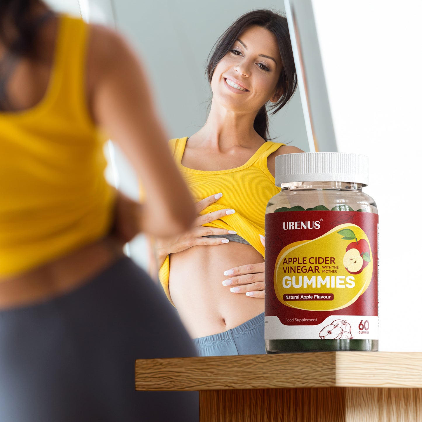 Apple Cider Vinegar Gummies with Vitamin C, B6 & Chromium – 60 Gummies