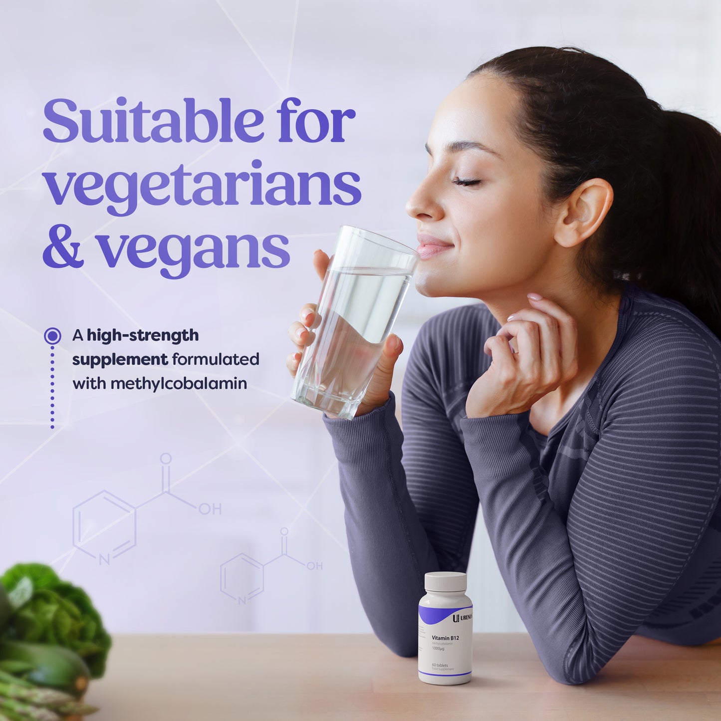 Vitamin B12 – Methylcobalamin 1000 µg (60 Tablets)