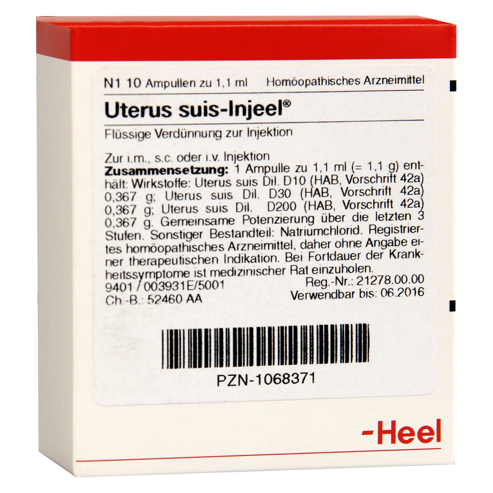 Uterus Suis 10 Ampoules-Similius