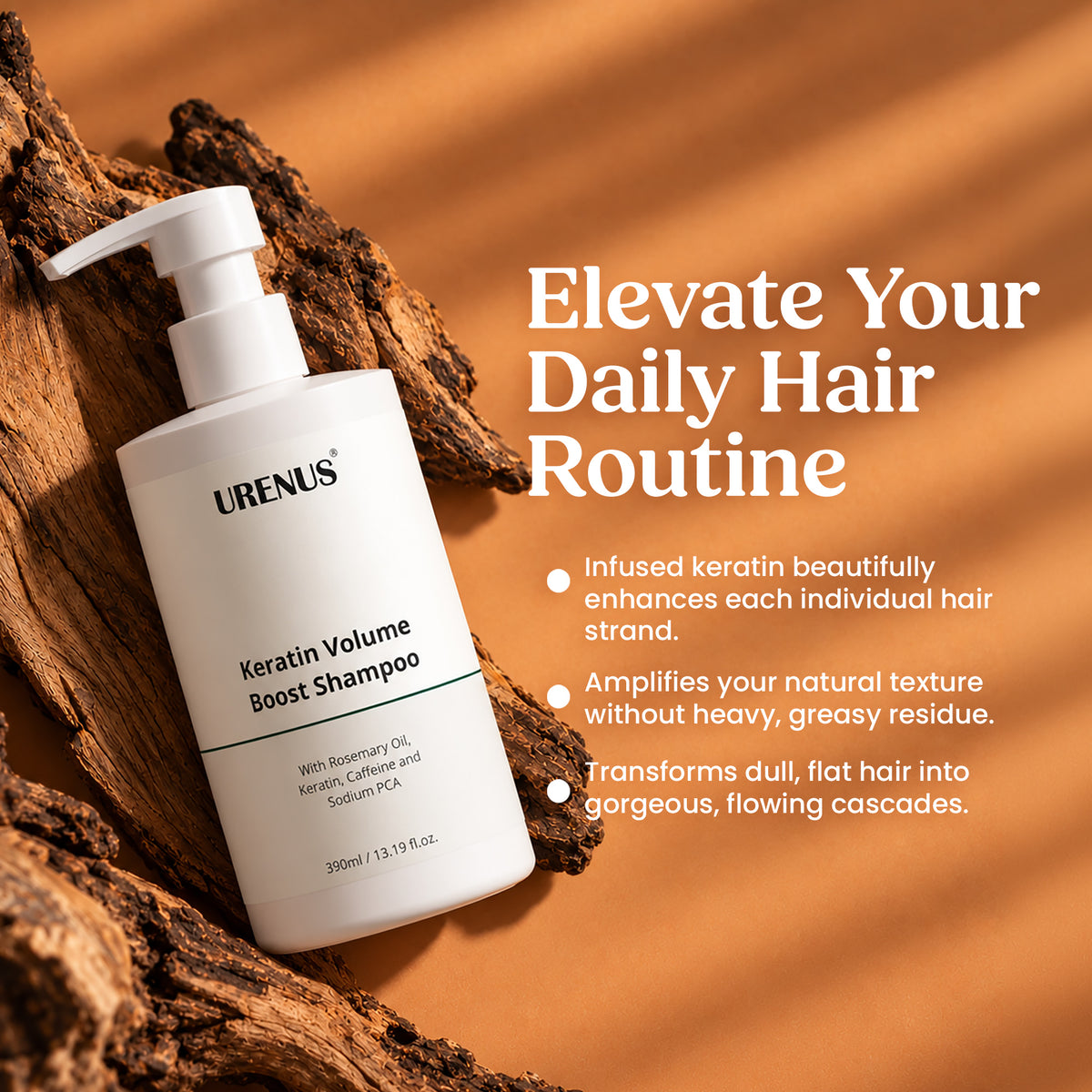 Keratin Volume Boost Shampoo - 390ml