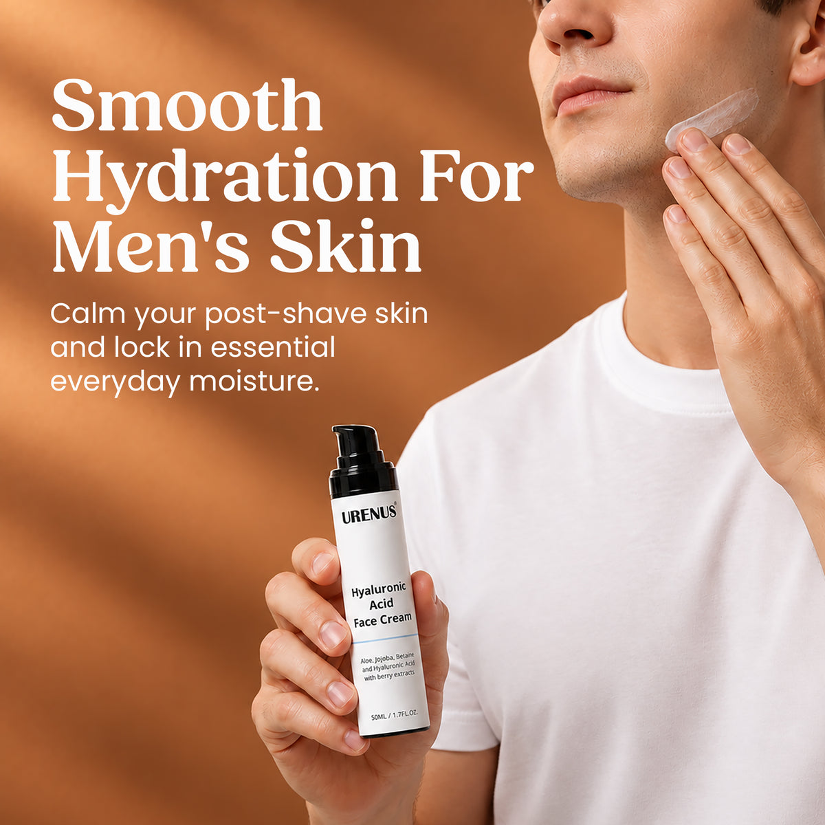 Hyaluronic Acid Face Cream for Men - 50ml
