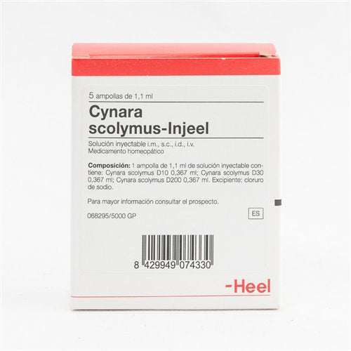 Cynara Scolymus Injeel 10 Ampoules DE-Similius