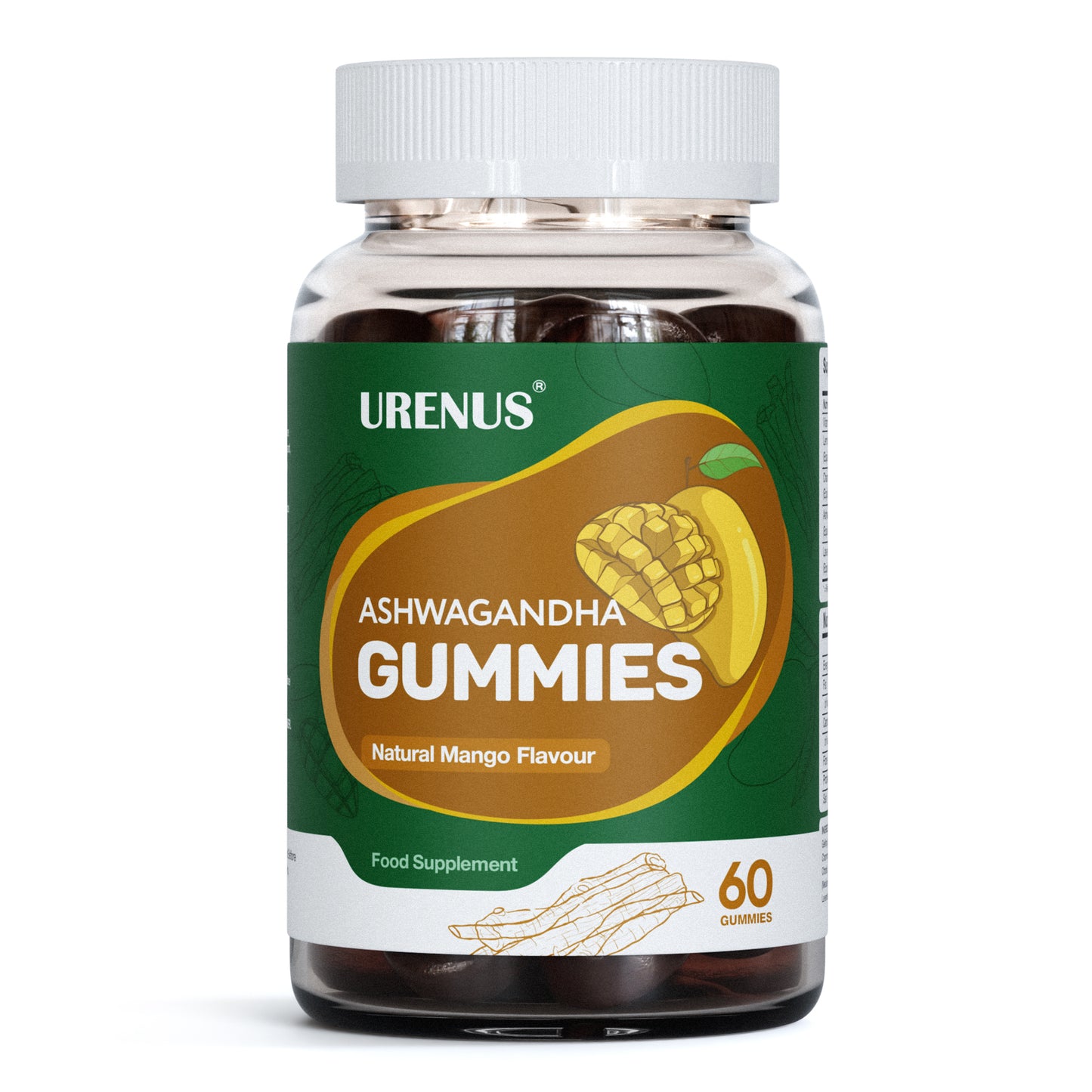 Ashwagandha Gummies with Lemon Balm, Chamomile & Lavender – 60 Gummies