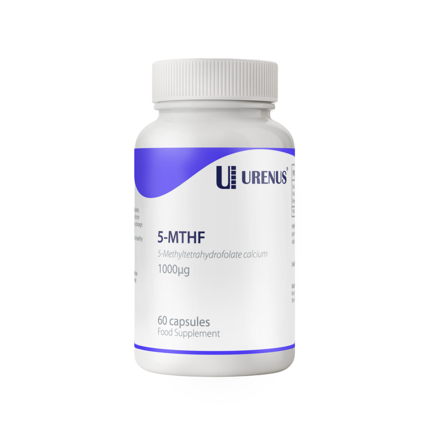 5-MTHF (Methyltetrahydrofolate Calcium) - 60 Capsules