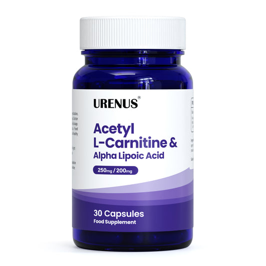 Acetyl L-Carnitine 250mg & Alpha Lipoic Acid 200mg - 30 Capsules
