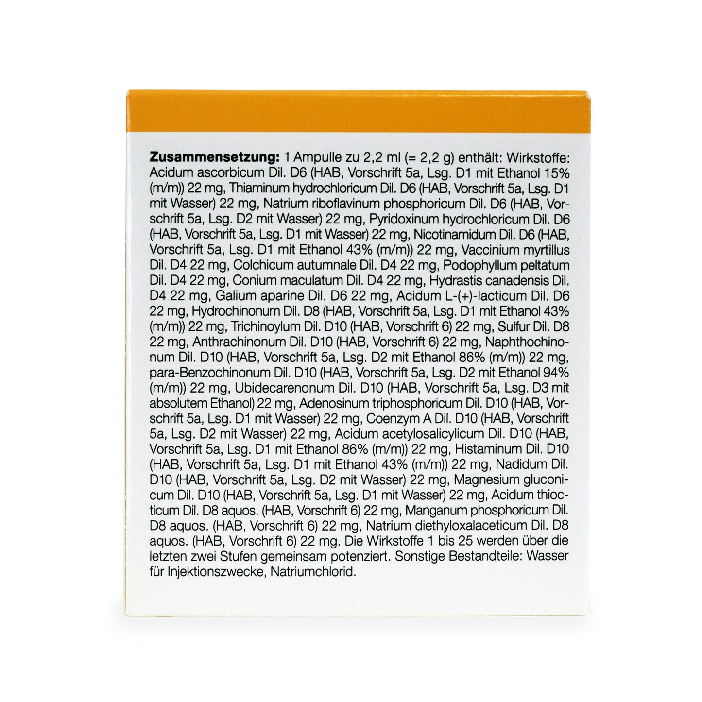 Ubichinon Compositum Ampoules