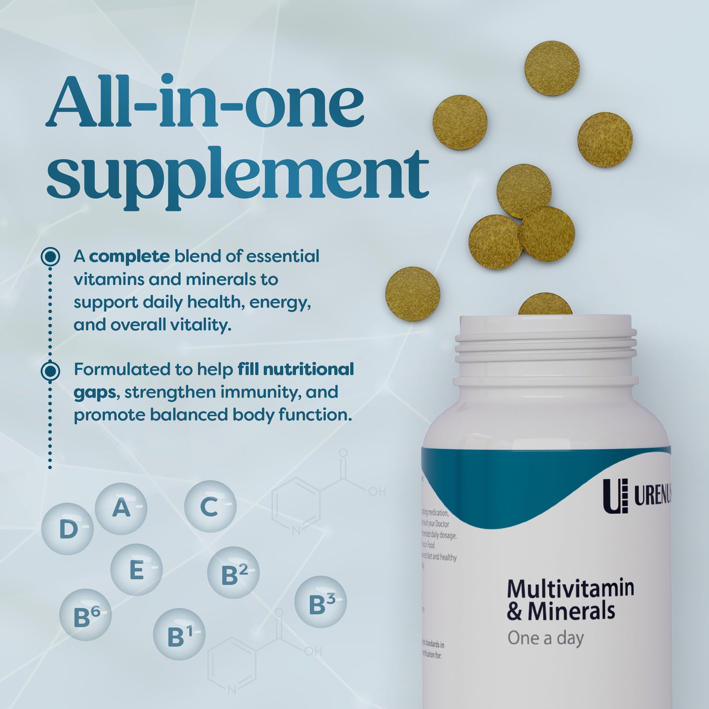 Multivitamin & Minerals ‚ 60 Tablets