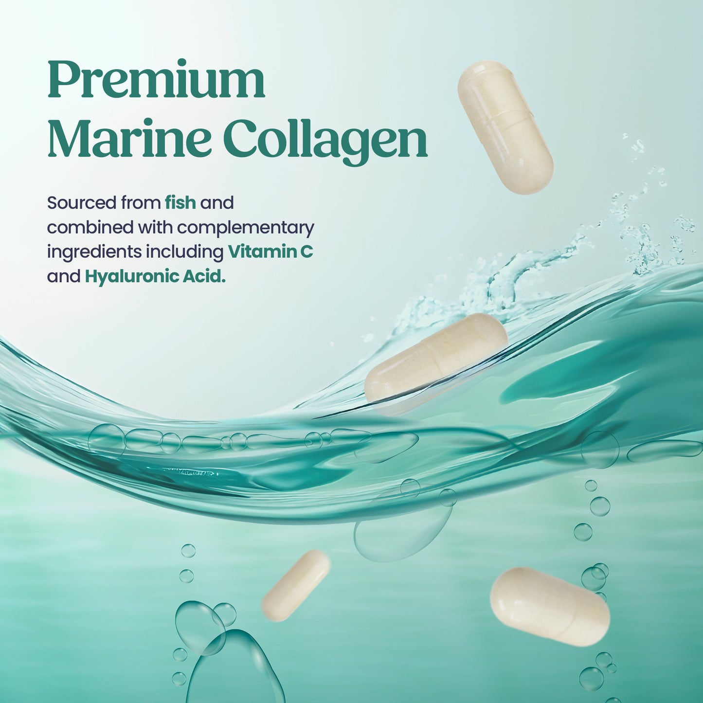 HydraMarine Collagen - 60 Capsules