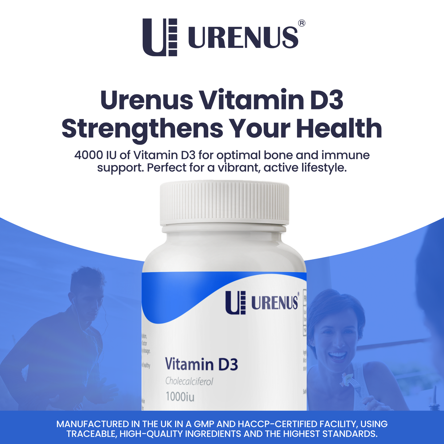 Vitamin D3 10,000 IU – 60 Tablets