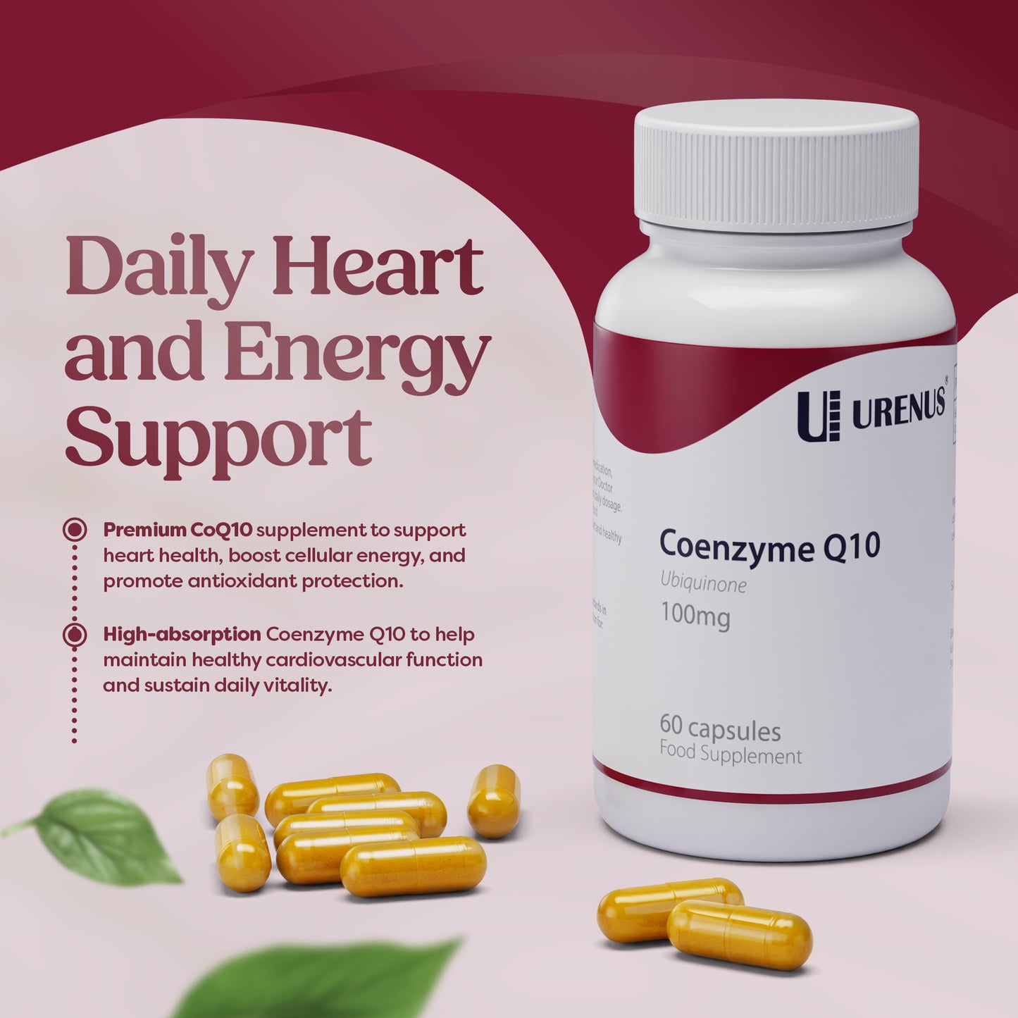 Coenzyme Q10 100 mg - 60 Capsules