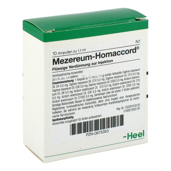 Mezereum Homaccord 10 Ampoules-Similius