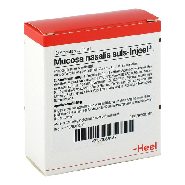 Mucosa Nasalis Suis 10 Ampoules-Similius