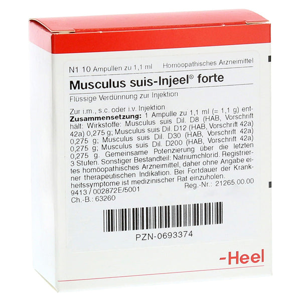 Musculus Suis Injeel Forte 10 Ampoules-Similius