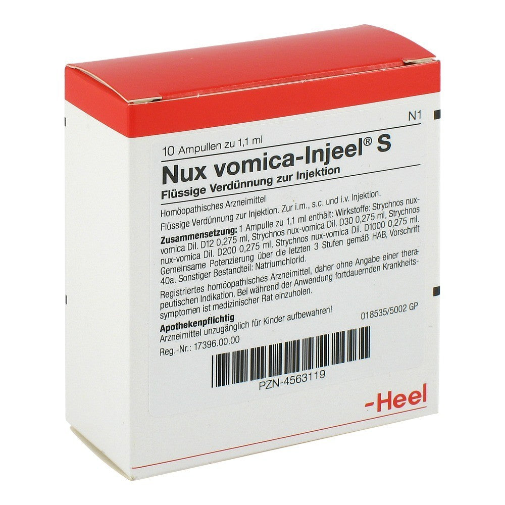 Nux Vomica Injeel 10 Ampoules-Similius