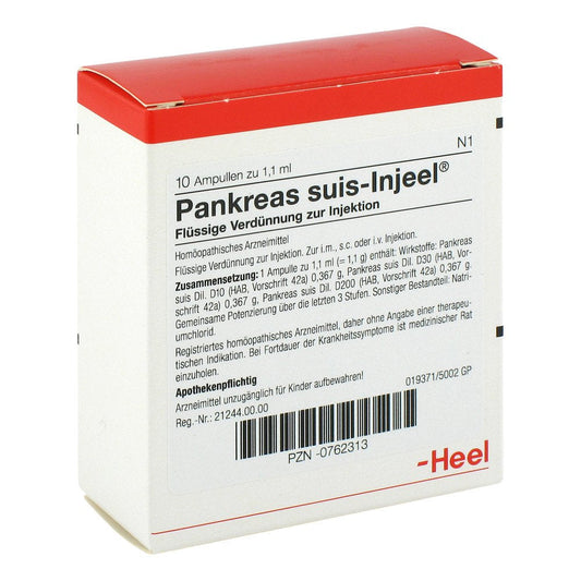 Pankreas Suis 10 Ampoules-Similius