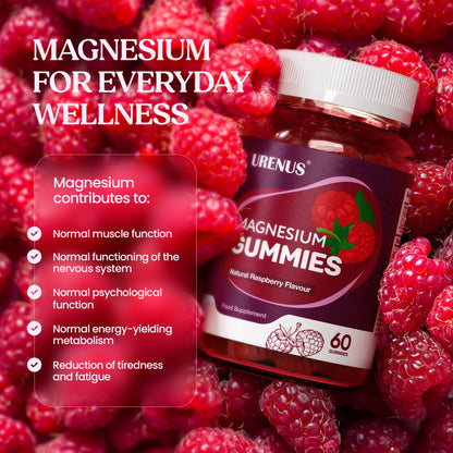 Magnesium Gummies with Zinc & Vitamin B6 – 60 Gummies