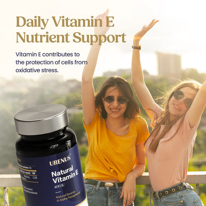 Natural Vitamin E 400 IU – 60 Capsules