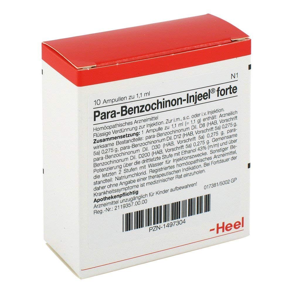 Para-Benzochinon FORTE 10 Ampoules-Similius