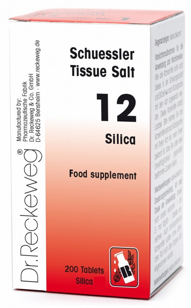 Schuessler Tissue Salt Silicea (Silica) (No. 12)