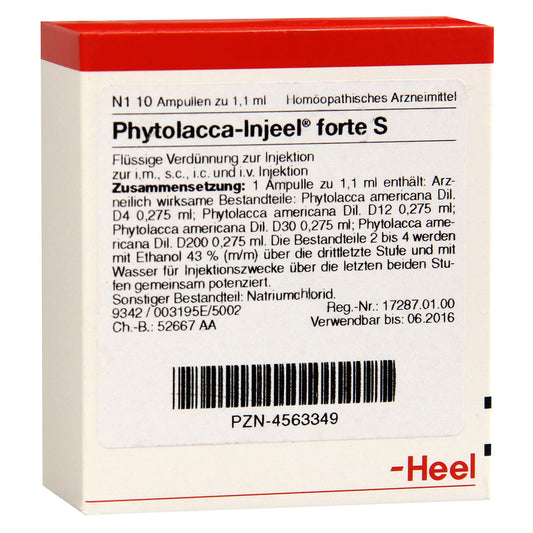 Phytolacca FORTE 10 Ampoules-Similius