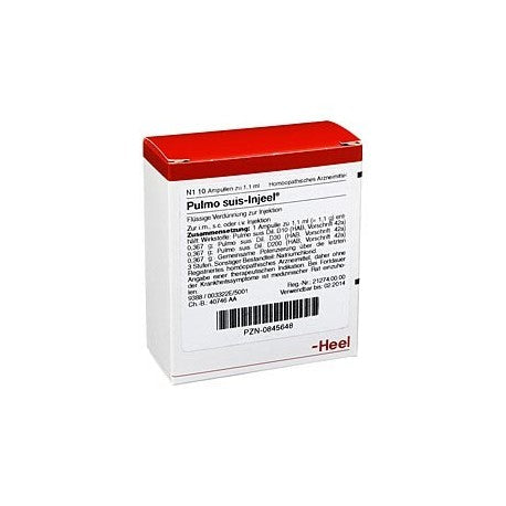 Pulmo Suis 10 Ampoules-Similius