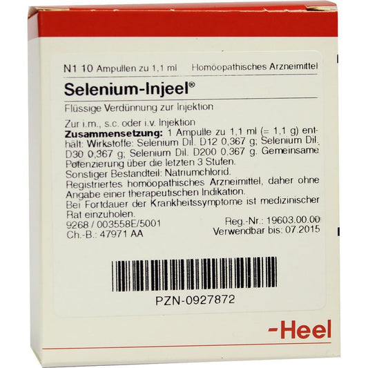 Selenium Injeel 10 Ampoules-Similius