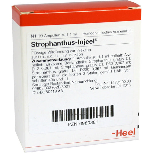Strophanthus Injeel 10 Ampoules-Similius