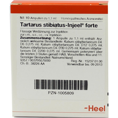 Tartarus Stibiatus FORTE 10 Ampoules-Similius