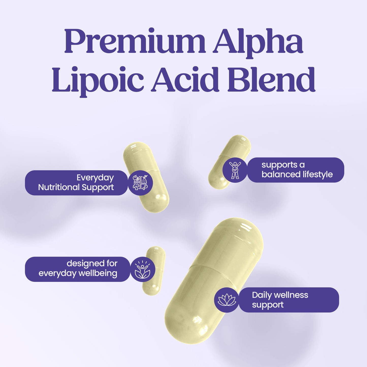 Acetyl L-Carnitine 250mg & Alpha Lipoic Acid 200mg - 30 Capsules