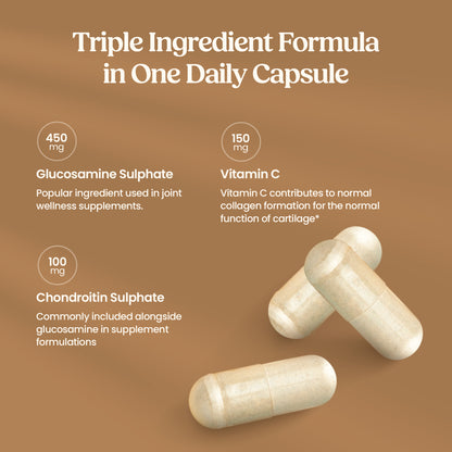 Glucosamine, Chondroitin & Vitamin C – 60 Capsules