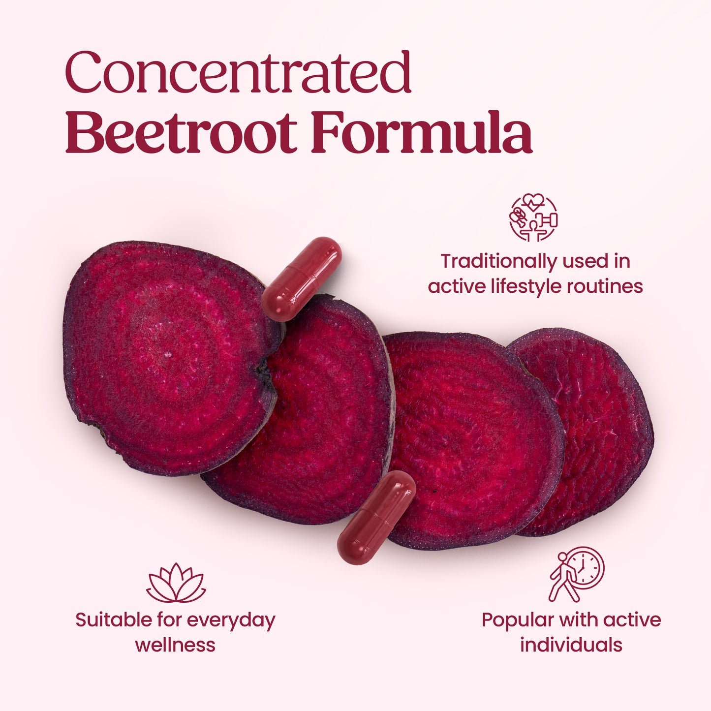 Beetroot Extract 4500mg - 30 Capsules