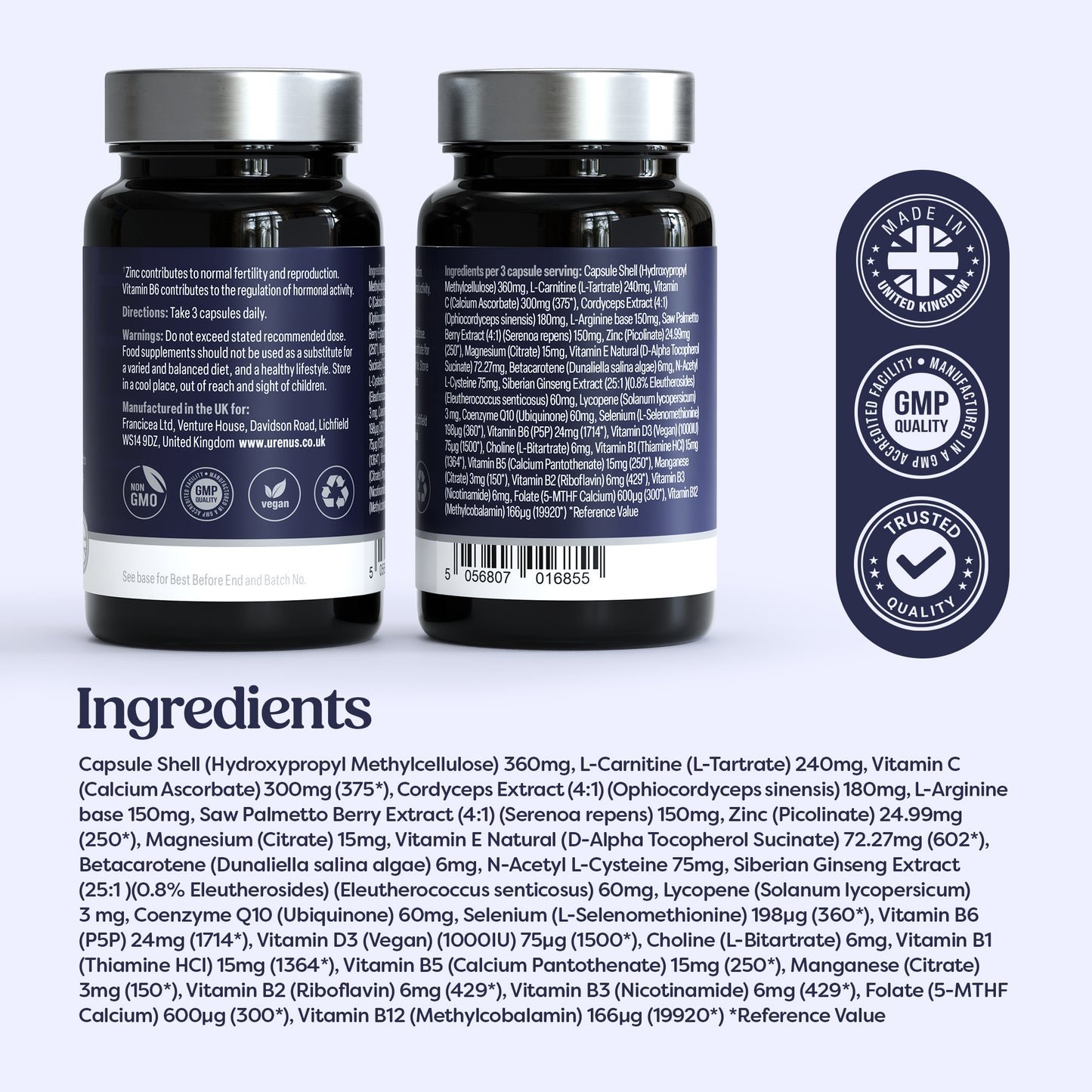 Fertility Support Men – 60 Capsules