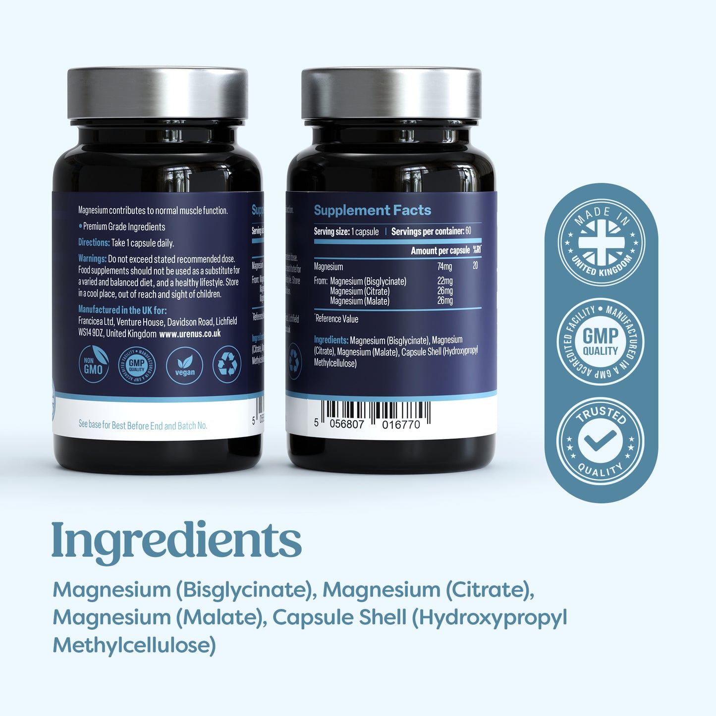 Triple Magnesium – 60 Capsules