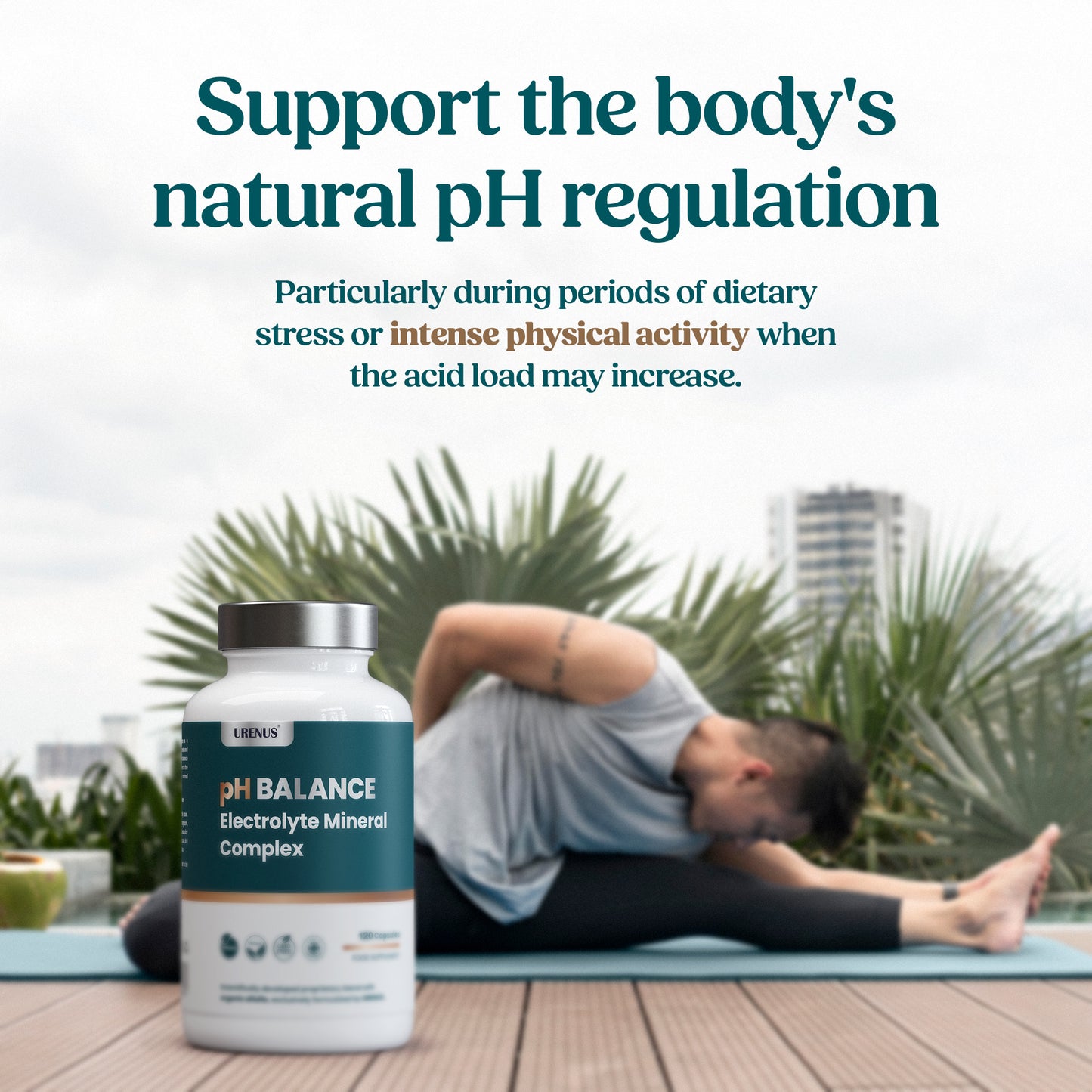 pH Balance - Electrolyte Mineral Complex with Organic Alfalafa - 120 Capsules