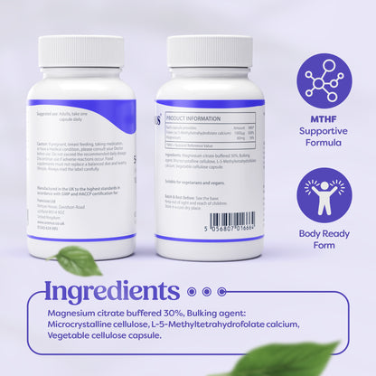 5-MTHF (Methyltetrahydrofolate Calcium) - 60 Capsules