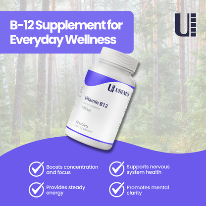 Vitamin B12 – Methylcobalamin 1000 µg (60 Tablets)