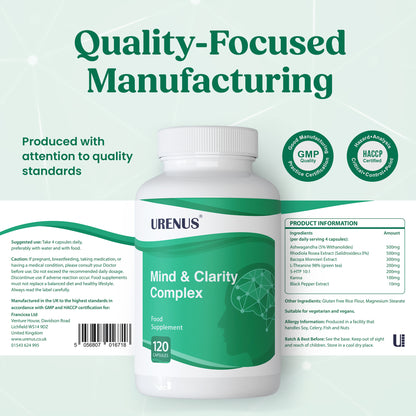 Mind & Clarity Complex -  120 Capsules
