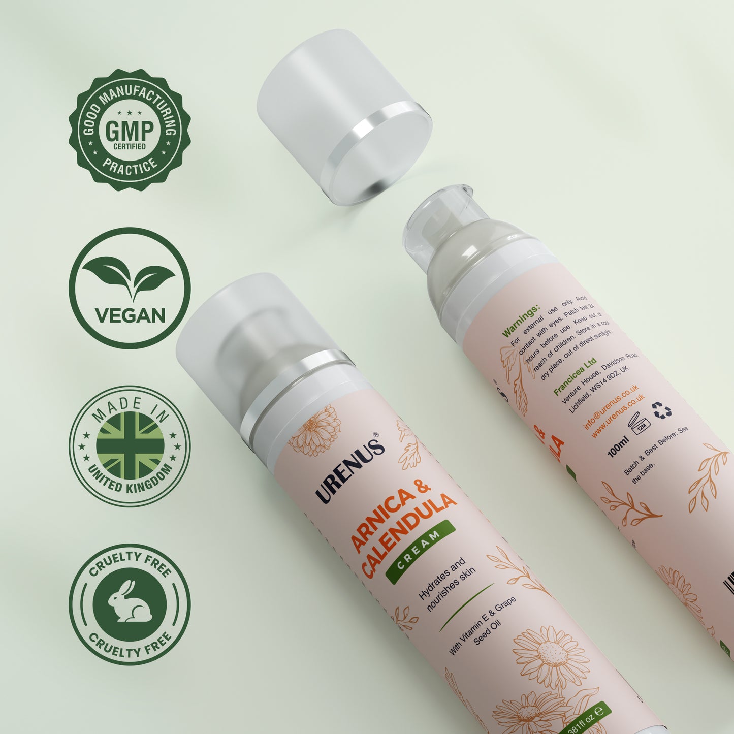 Arnica & Calendula Cream - 100ml
