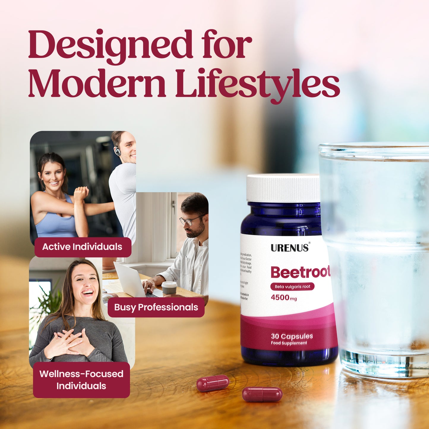 Beetroot Extract 4500mg - 30 Capsules