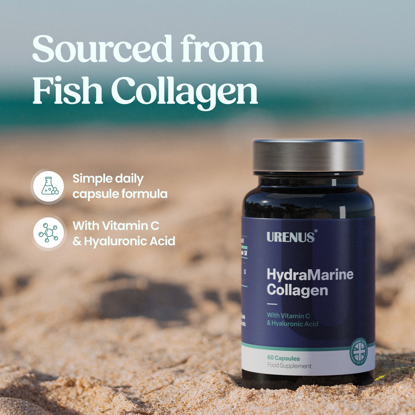 HydraMarine Collagen - 60 Capsules