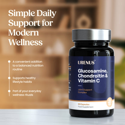 Glucosamine, Chondroitin & Vitamin C – 60 Capsules