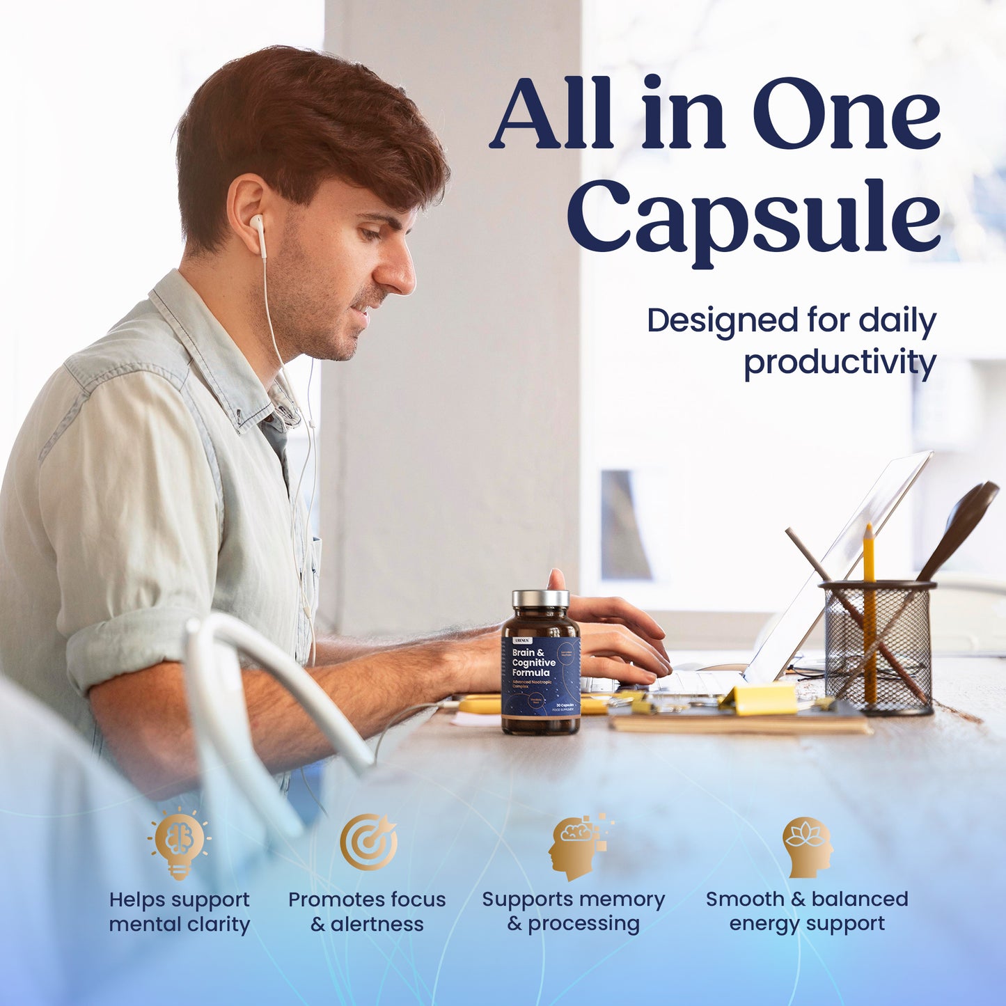 Brain & Cognitive Formula - 30 Capsules