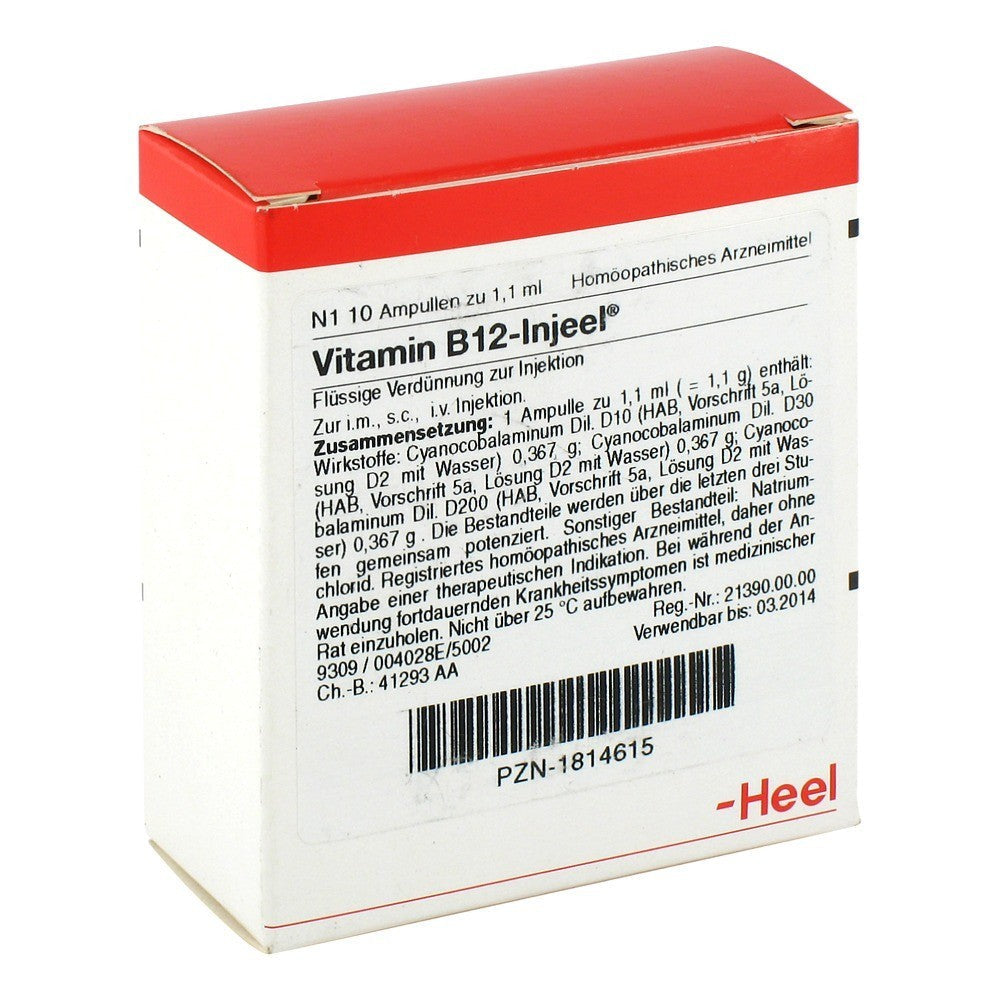 Vitamin B12 Injeel 10 Ampoules-Similius