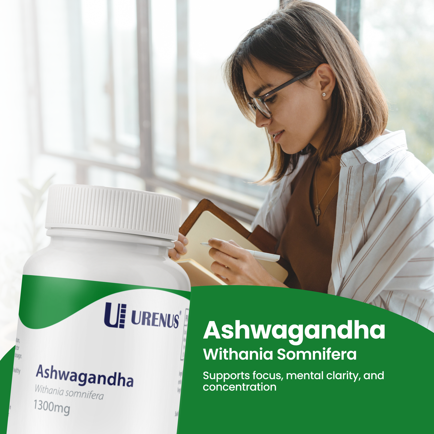 Ashwagandha 1300mg - 60 Capsules