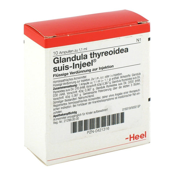Glandula Thyreoidea Suis Injeel 10 Ampoules-Similius
