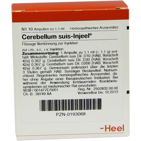 Cerebellum Suis 10 Ampoules