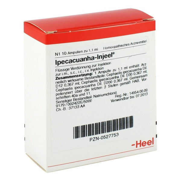 Ipecacuanha Injeel 10 Ampoules-Similius