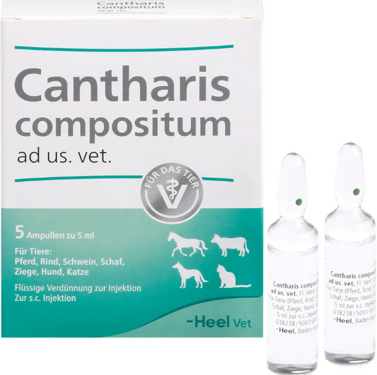 Cantharis comp ad.us.vet 5ml 5 Ampoules